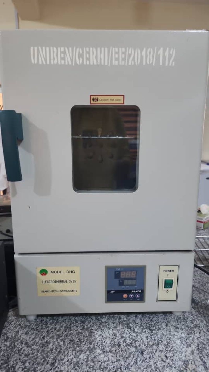 ELECTROTHERMAL OVEN at University of Benin