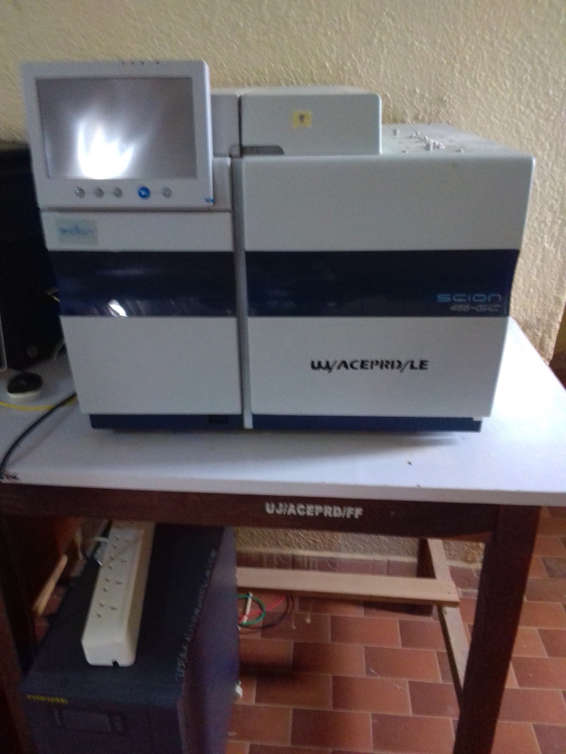 GC Machine equipment at University of Jos